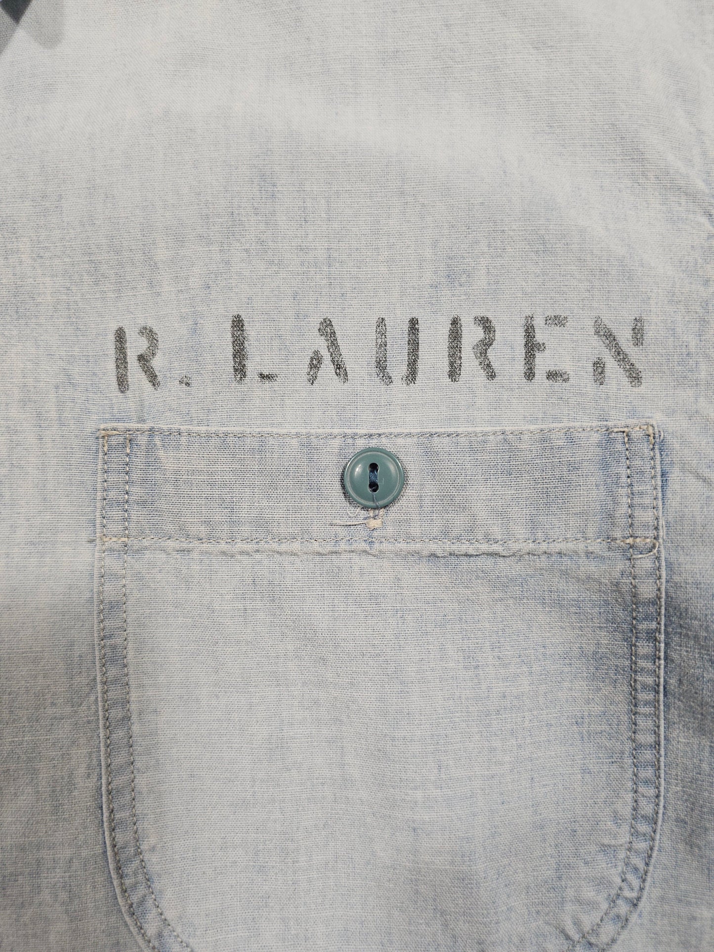 Chemise Polo Ralph Lauren USN Chambray Shirt Denim (M)