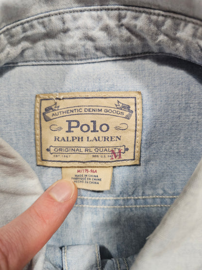Chemise Polo Ralph Lauren USN Chambray Shirt Denim (M)