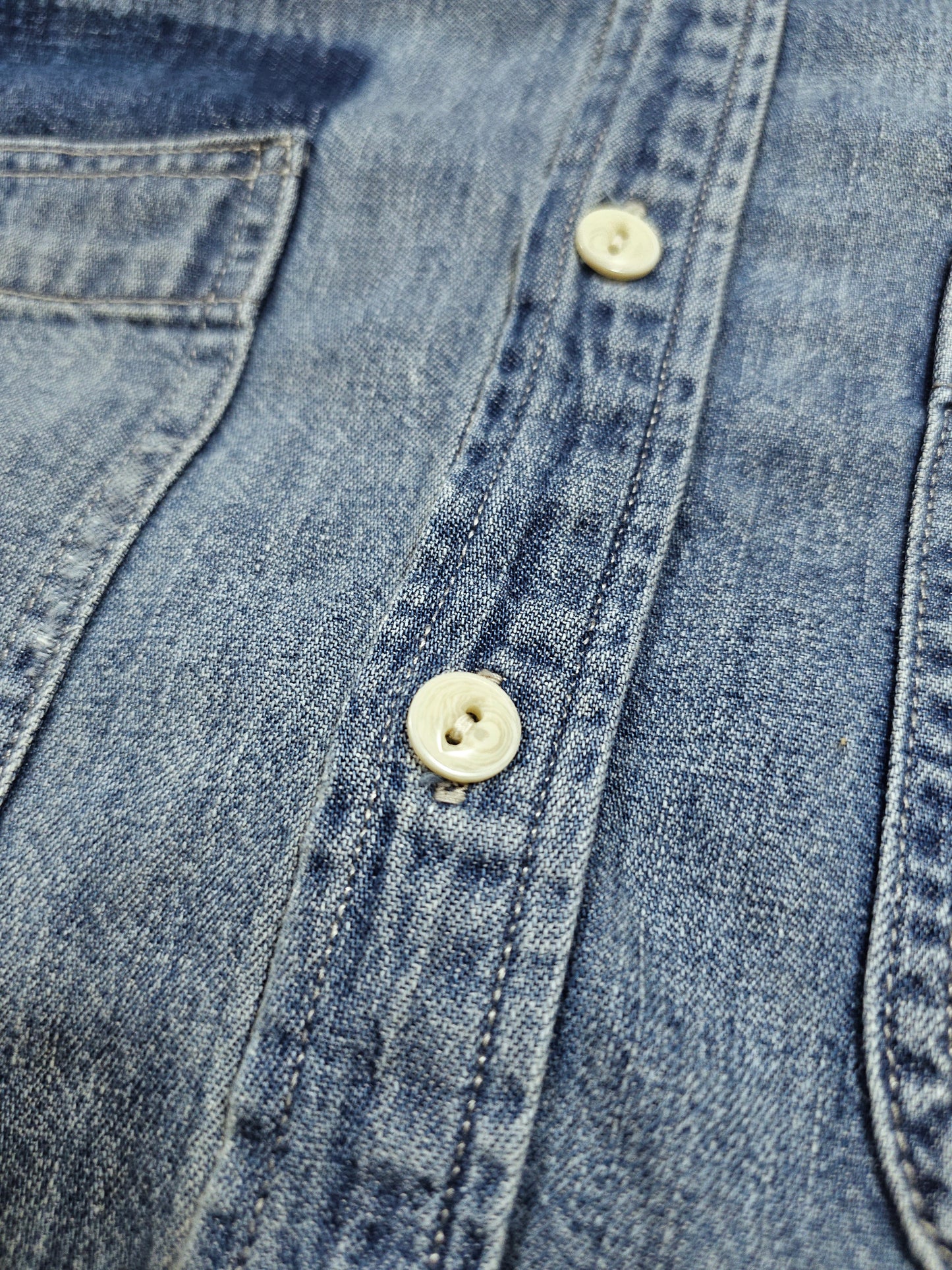 Chemise Polo Ralph Lauren Denim Distressed (S)