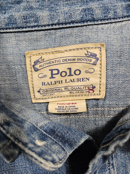 Chemise Polo Ralph Lauren Denim Distressed (S)