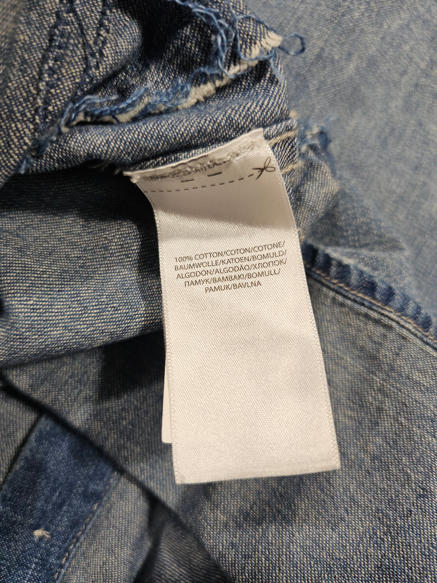 Chemise Polo Ralph Lauren Denim Distressed (S)
