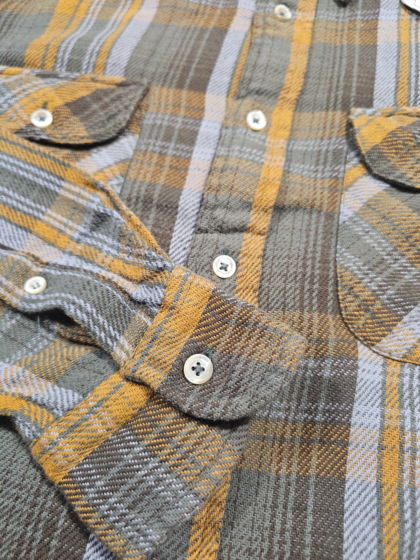 Chemise LVC Levi's Vintage Clothing Shorthorn Flanelle - Made in Italy (S)