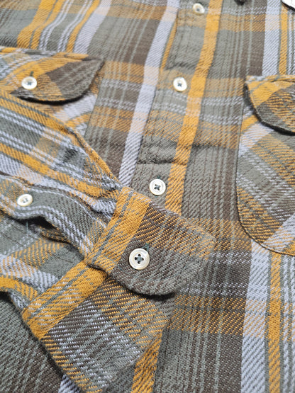 Chemise LVC Levi's Vintage Clothing Shorthorn Flanelle - Made in Italy (S)