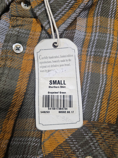 Chemise LVC Levi's Vintage Clothing Shorthorn Flanelle - Made in Italy (S)