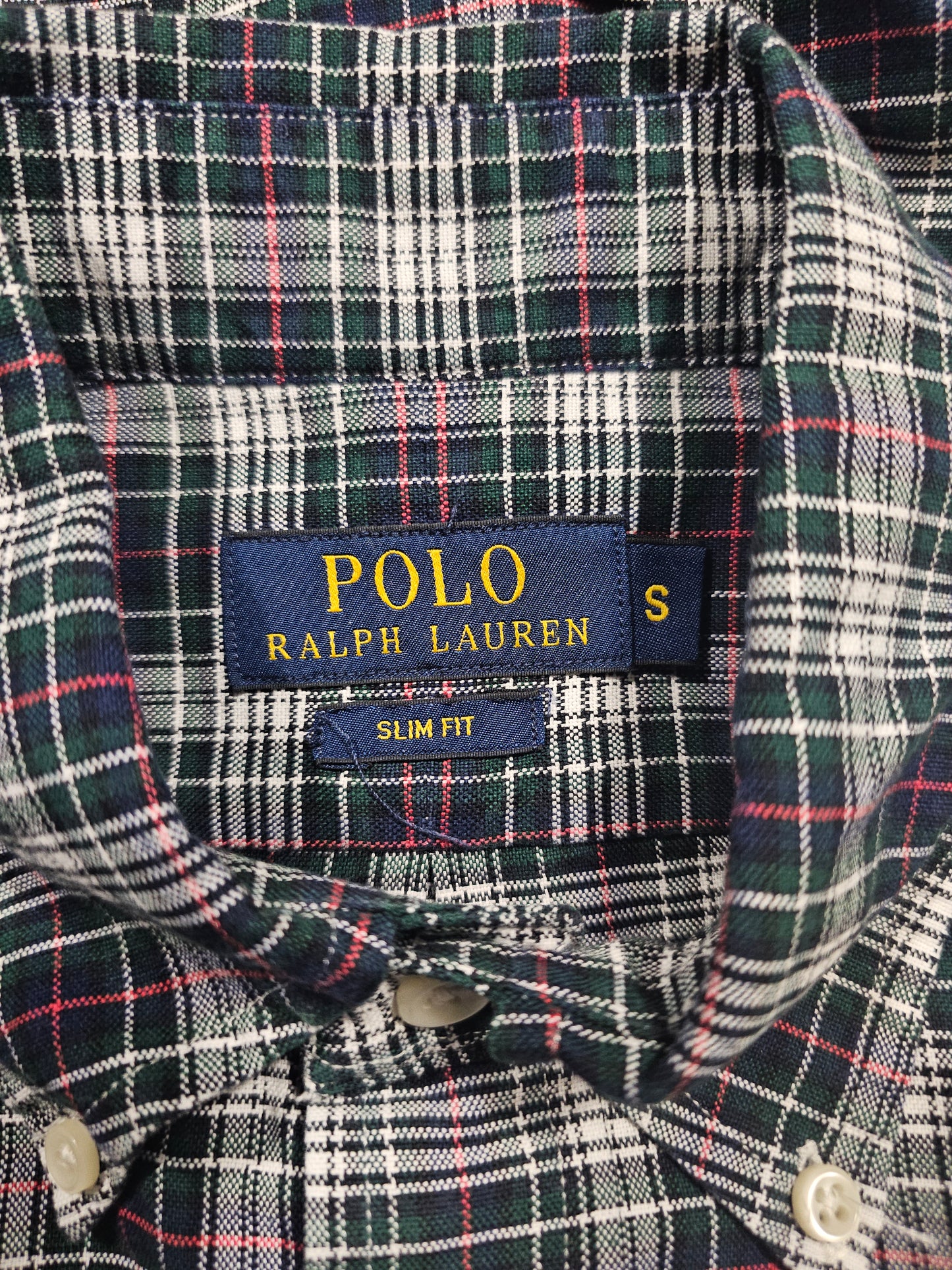 Chemise Polo Ralph Lauren Ecossaise (S)