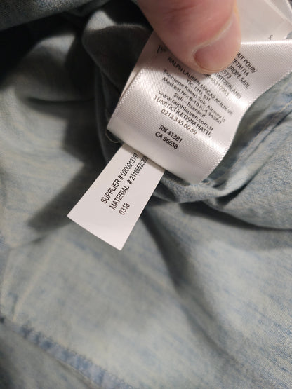 Chemise Western Polo Ralph Lauren Denim US Flag (L)