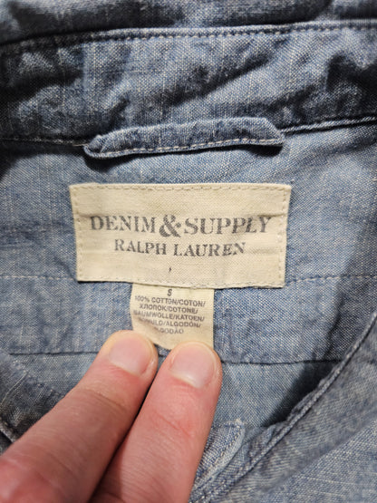 Chemise Polo Ralph Lauren Chambray Shirt Workwear Denim (S)