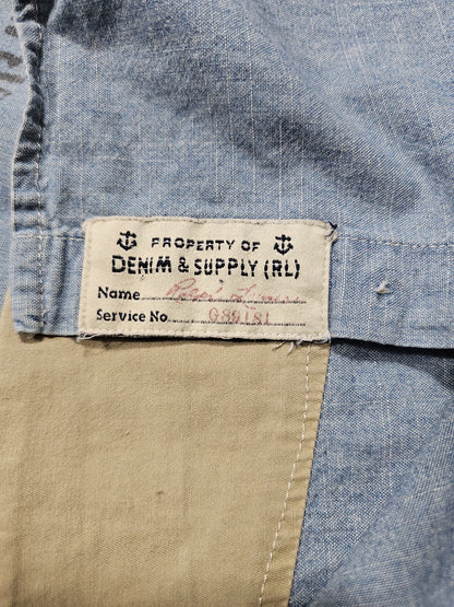 Chemise Polo Ralph Lauren Chambray Shirt Workwear Denim (S)