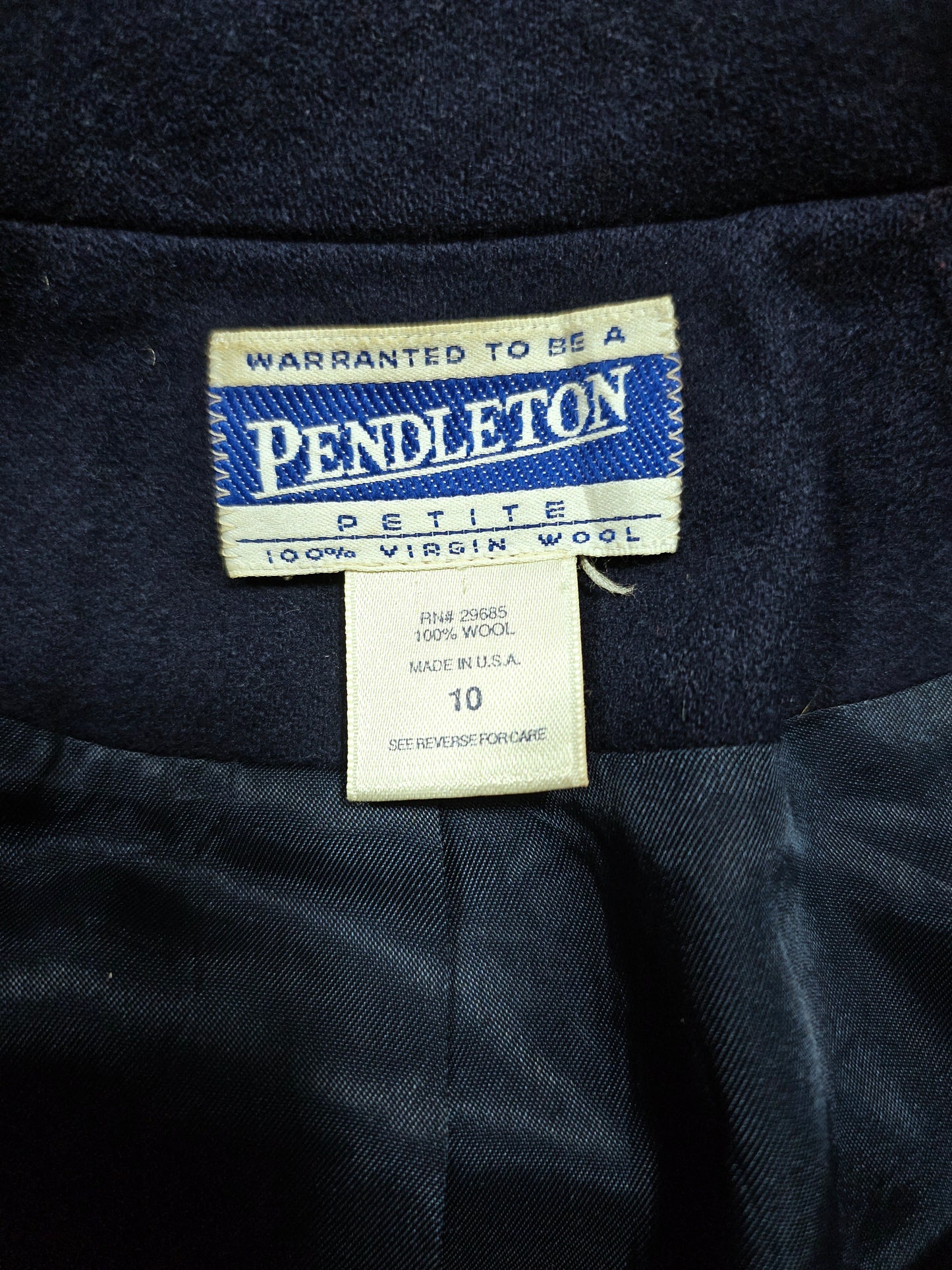 Veste blazer en laine Pendleton Vintage 90's - Made in USA (M)