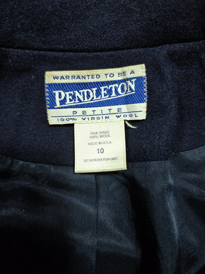 Veste blazer en laine Pendleton Vintage 90's - Made in USA (M)