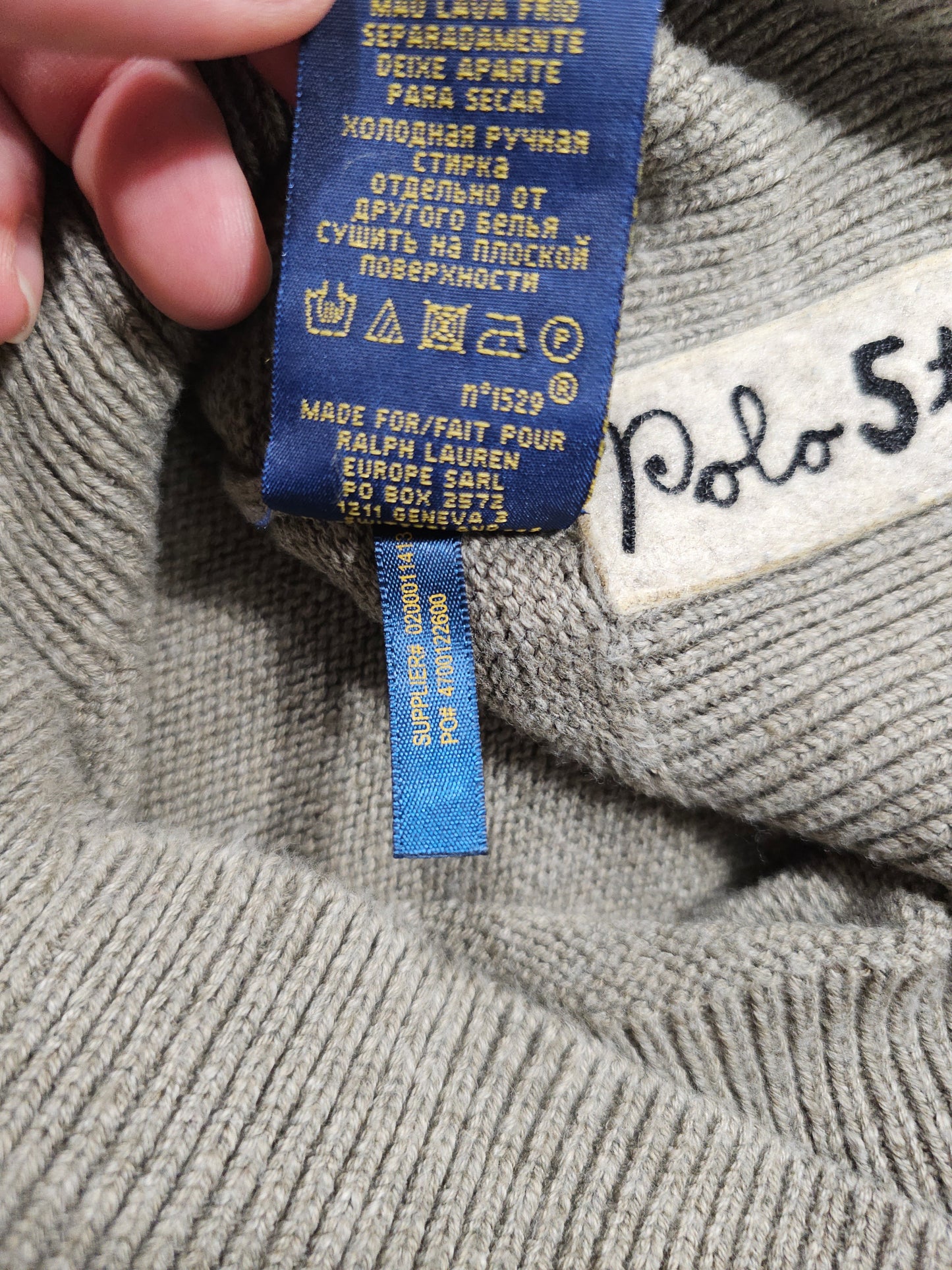 Pull Polo Ralph Lauren Letterman Varsity (S)