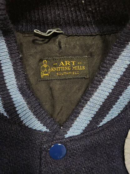 Vintage 70’s Varsity Jacket Art Knitting Mills – Made in USA (M)