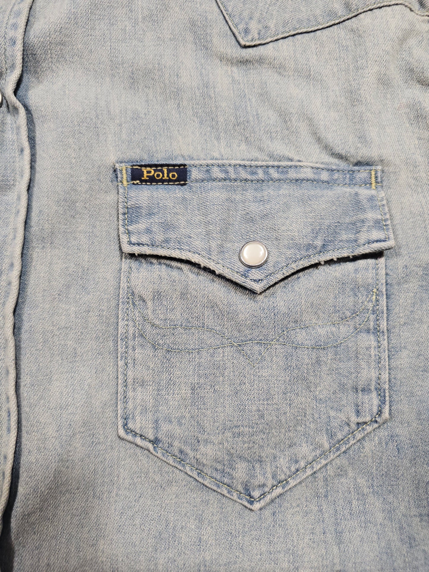 Chemise Polo Ralph Lauren Denim Shirt Western (M)