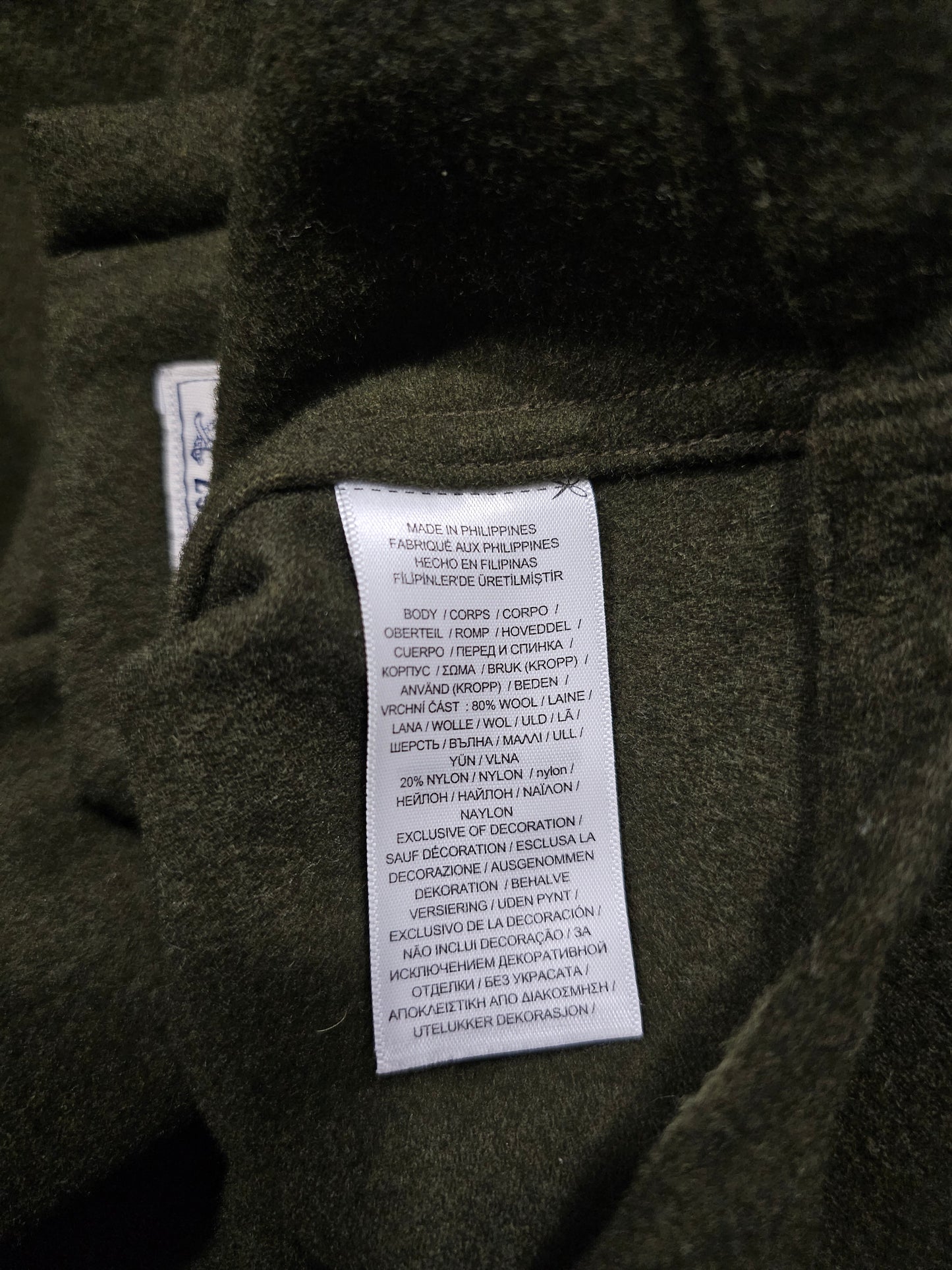 Surchemise Workwear en laine Polo Ralph Lauren (S)