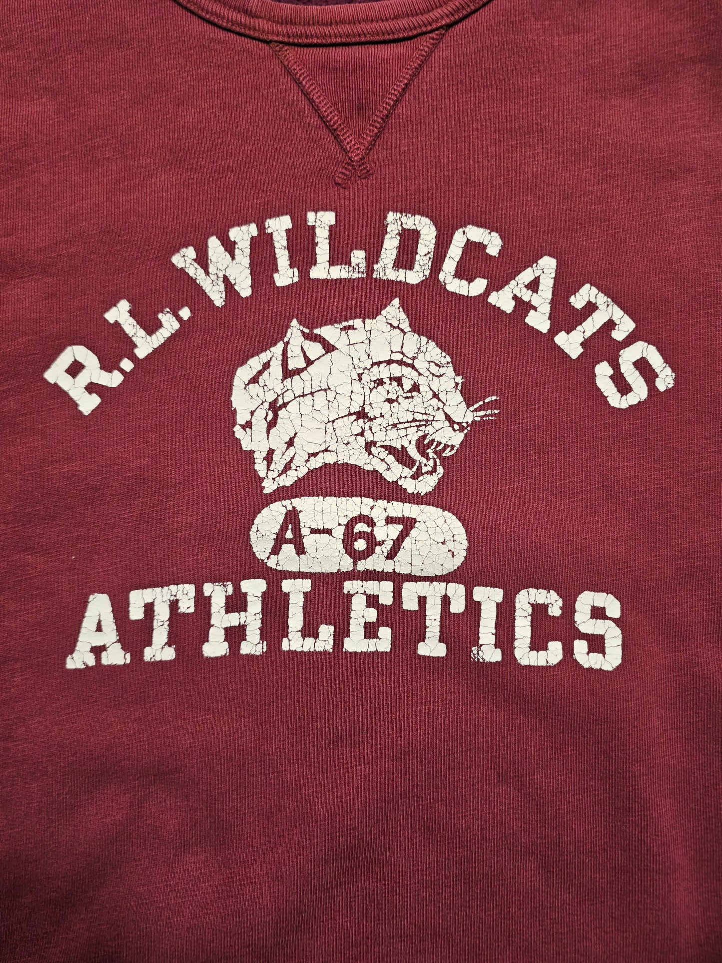 Polo Ralph Lauren Vintage RL Wildcats Athletics Sweatshirt (M)