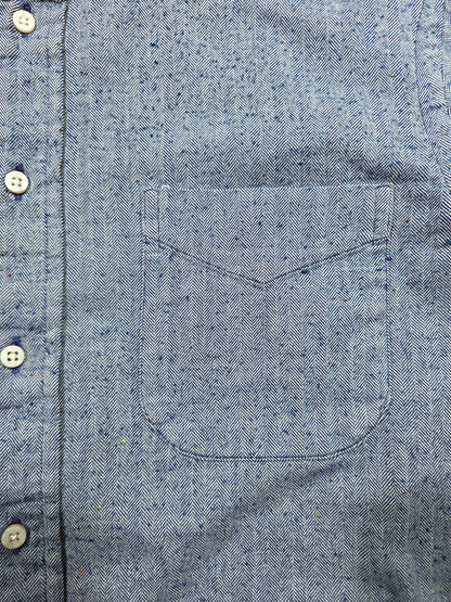 Chemise Gitman Bros Flanelle Herringbone - Made in USA (M)