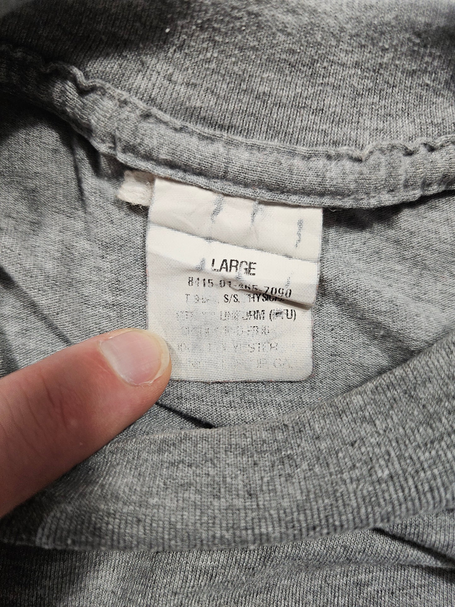 T-Shirt US Army Vintage Reflective - Made in USA (L)