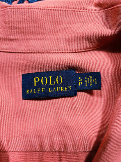 Ralph Lauren Camp Collar Chainstitch Embroidery Blouse (S)