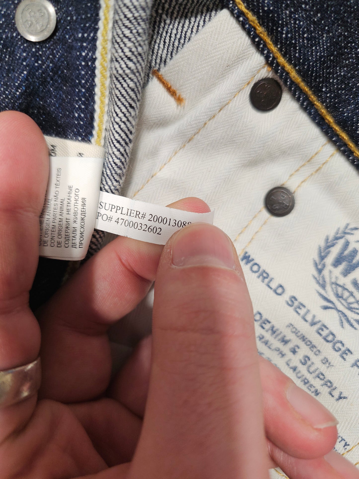 Jean Ralph Lauren World Selvedge Project (W29L32)