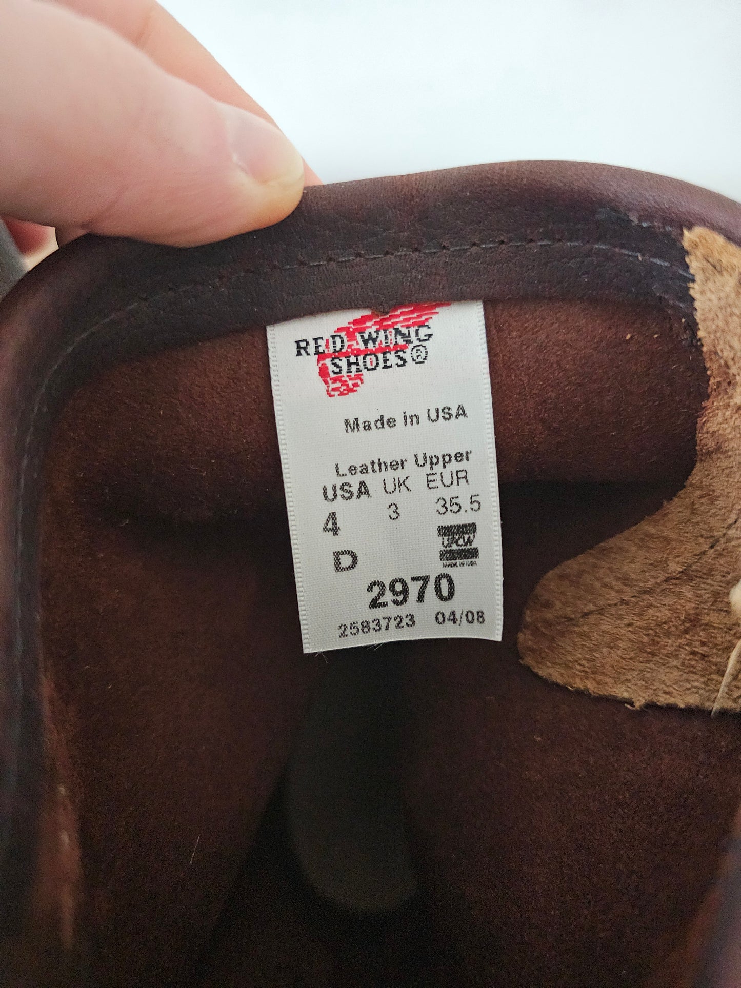 Red Wing 2970 11" Classic Engineer Boots - Made in USA (35.5)