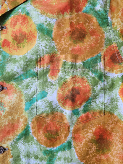 Hawaiian Shirt Vintage 1960's Pelelani Fashion - Made in USA (M)