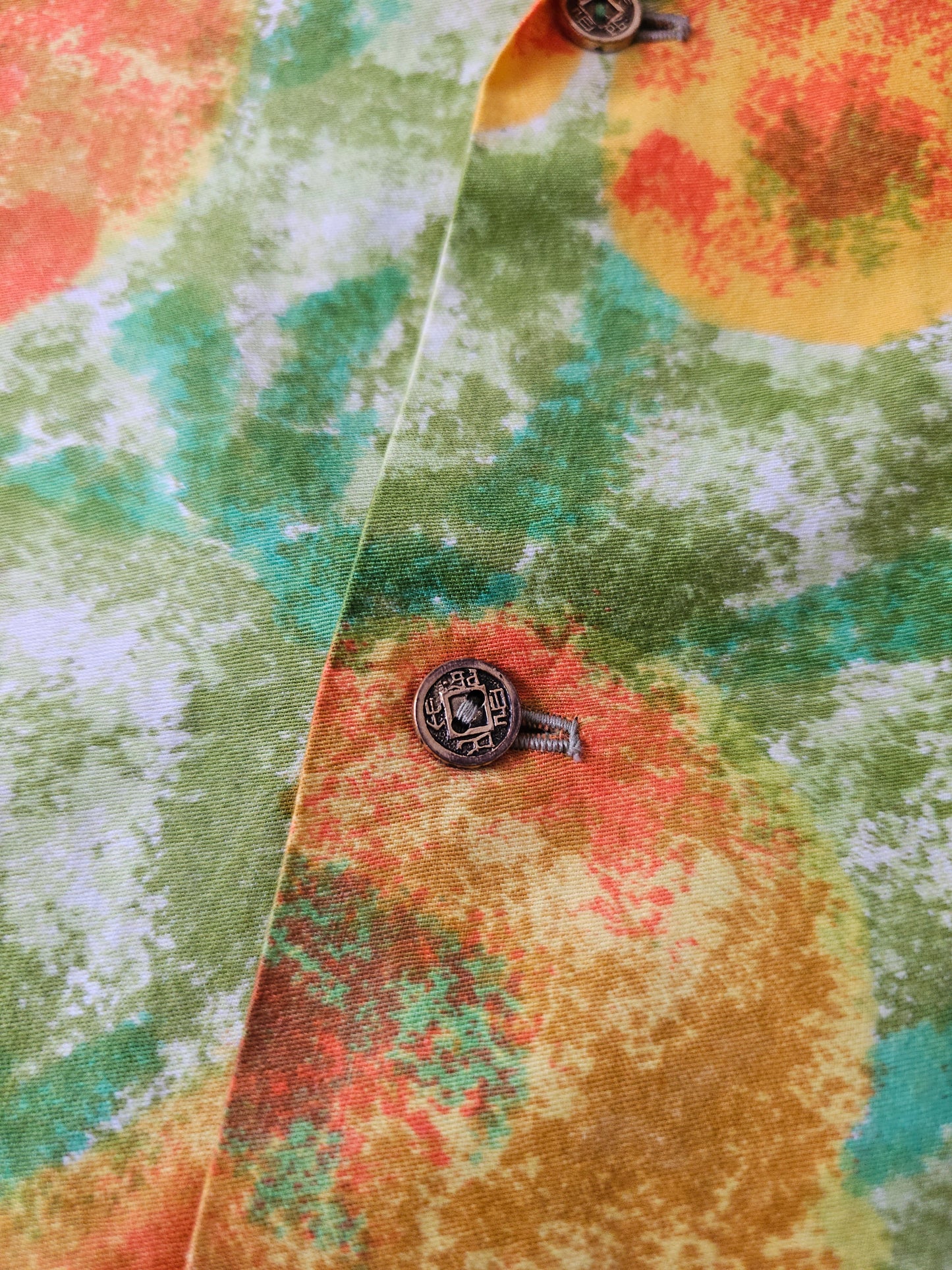 Hawaiian Shirt Vintage 1960's Pelelani Fashion - Made in USA (M)