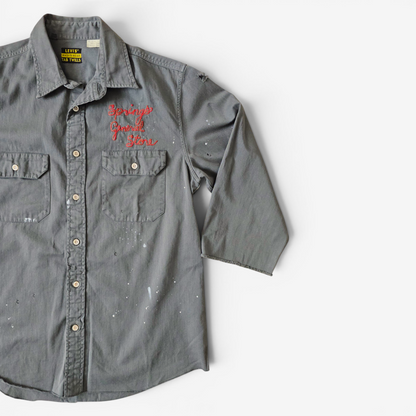 Chemise LVC Levi's Vintage Clothing 1950s Tab Twills Shirt (M)