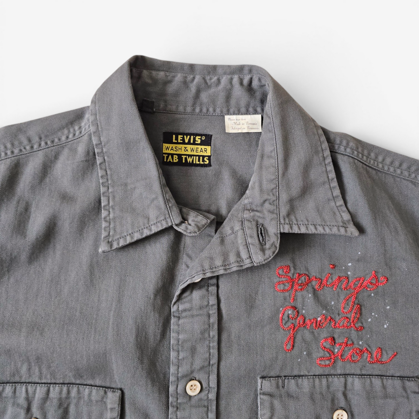 Chemise LVC Levi's Vintage Clothing 1950s Tab Twills Shirt (M)