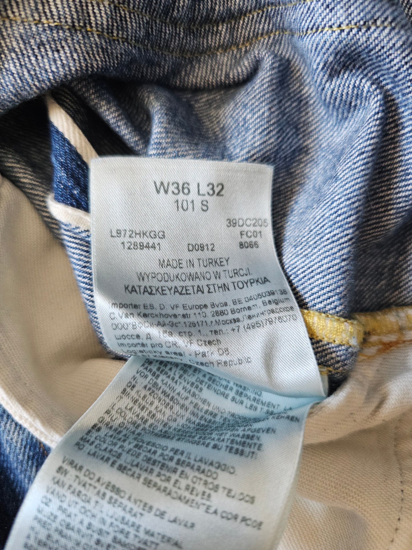Lee 101S Selvedge Shorts (W34)