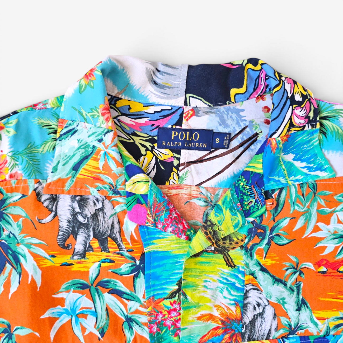 Chemise Hawaïenne Polo Ralph Lauren Patchwork (S)