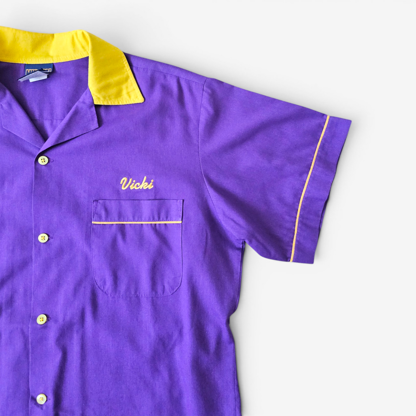 Vintage 1990's Hilton Bowling Shirt - Made in USA (M)
