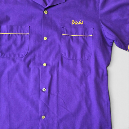 Vintage 1990's Hilton Bowling Shirt - Made in USA (M)
