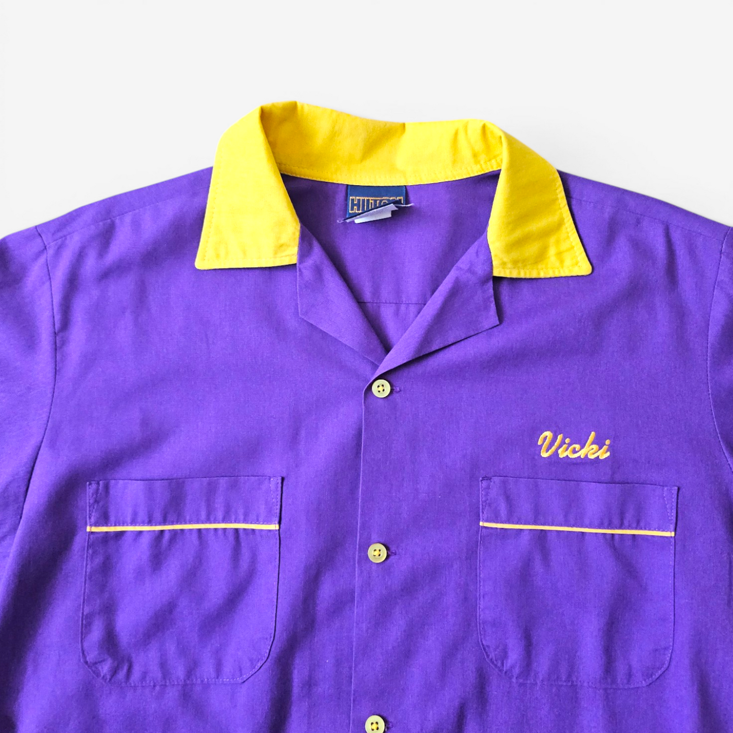 Vintage 1990's Hilton Bowling Shirt - Made in USA (M)