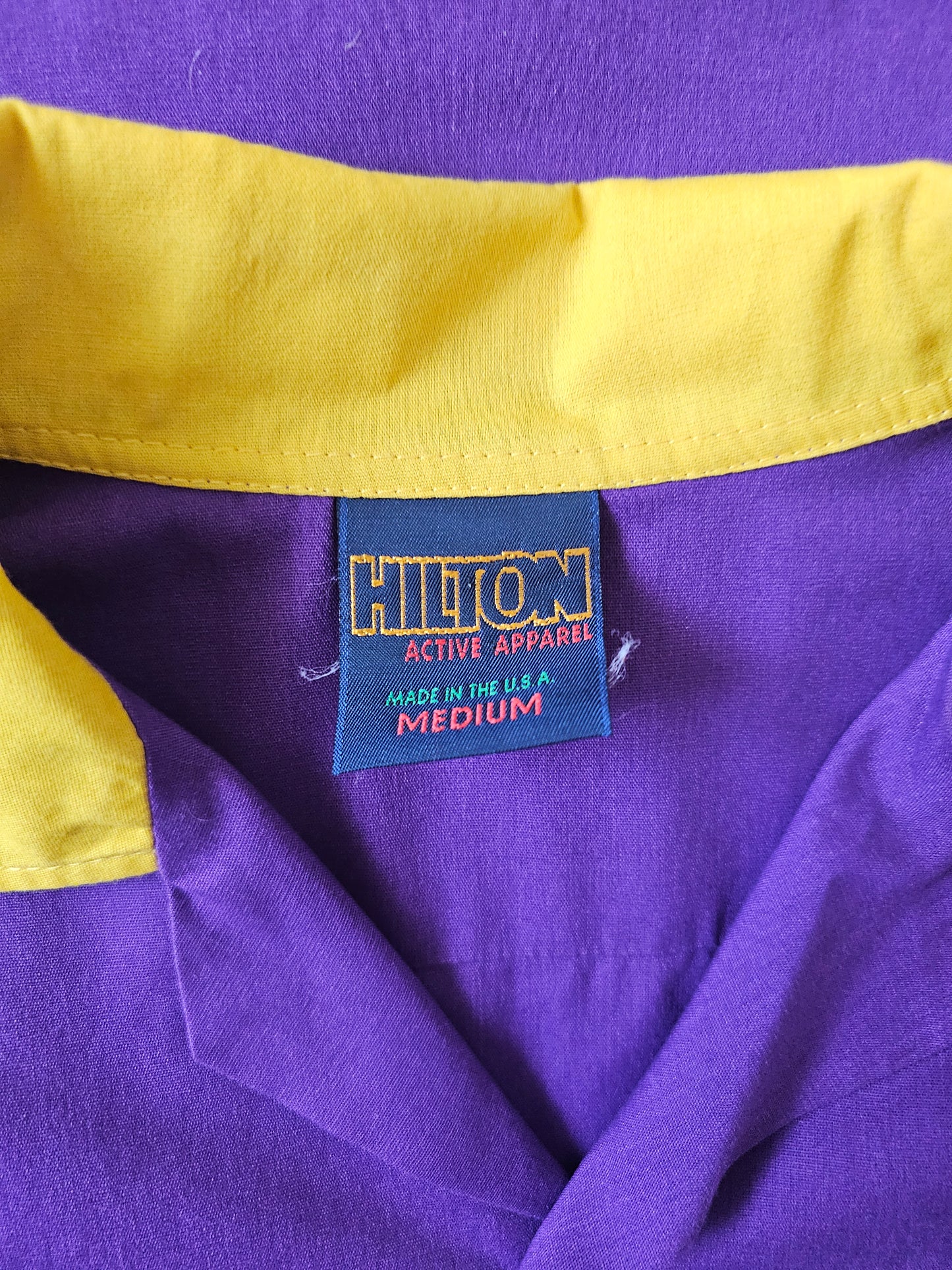 Vintage 1990's Hilton Bowling Shirt - Made in USA (M)