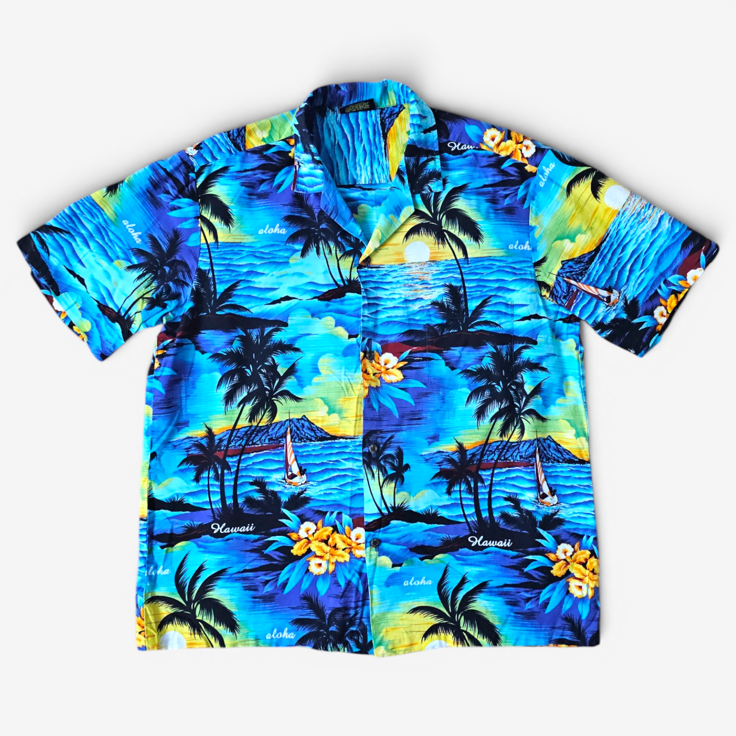 Hawaiian Shirt Vintage Royal Creations - Made in USA Hawaii