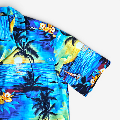 Hawaiian Shirt Vintage Royal Creations - Made in USA Hawaii (XL)
