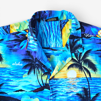 Hawaiian Shirt Vintage Royal Creations - Made in USA Hawaii (XL)