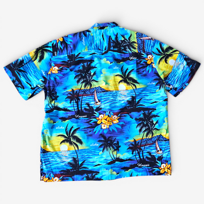 Hawaiian Shirt Vintage Royal Creations - Made in USA Hawaii (XL)