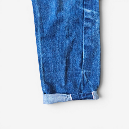 Jean LVC Levi's Vintage Clothing 501 XX 1966 Sashiko Repair - Big E Selvedge (W36L32)