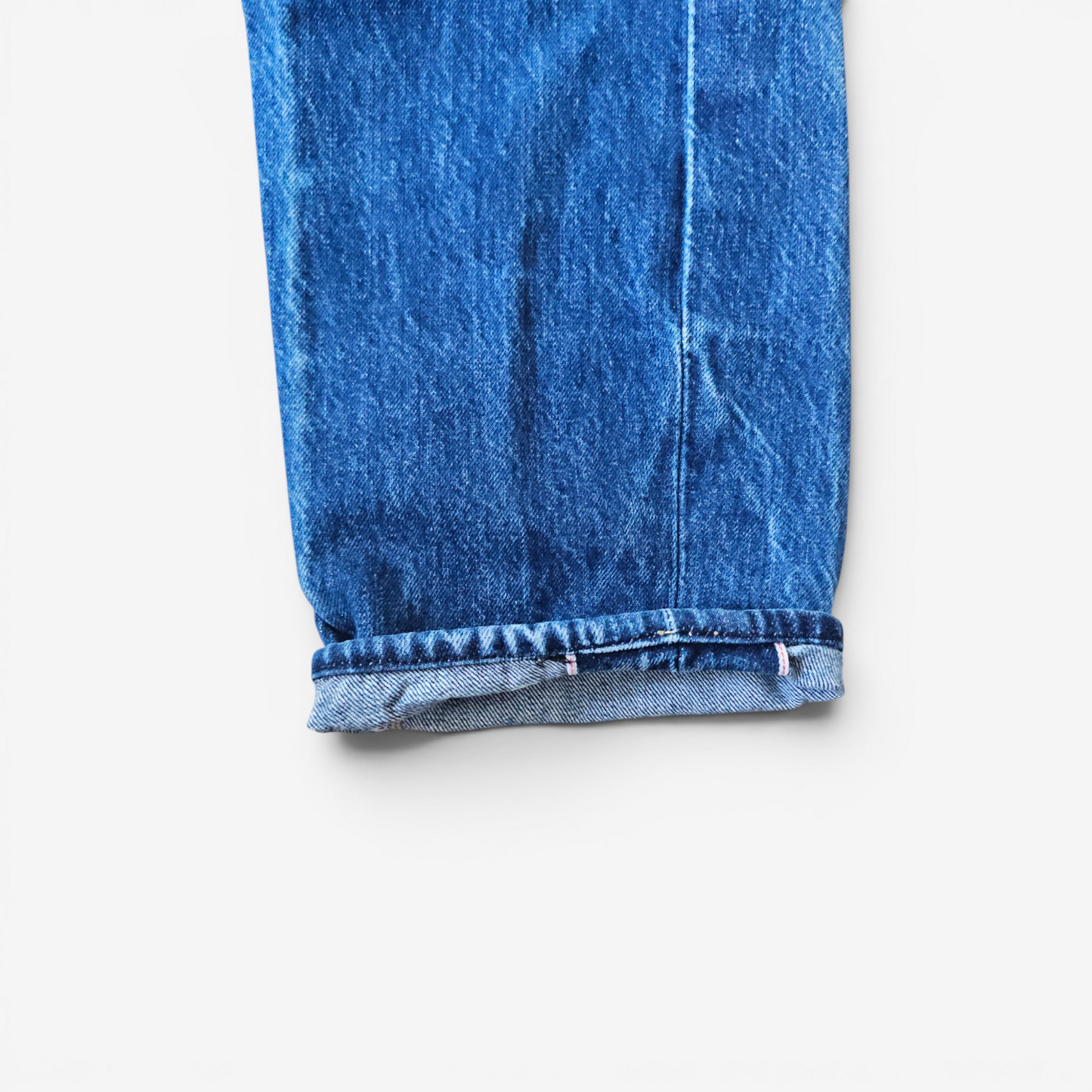 Jean LVC Levi's Vintage Clothing 501 XX 1966 Sashiko Repair - Big E Selvedge (W36L32)