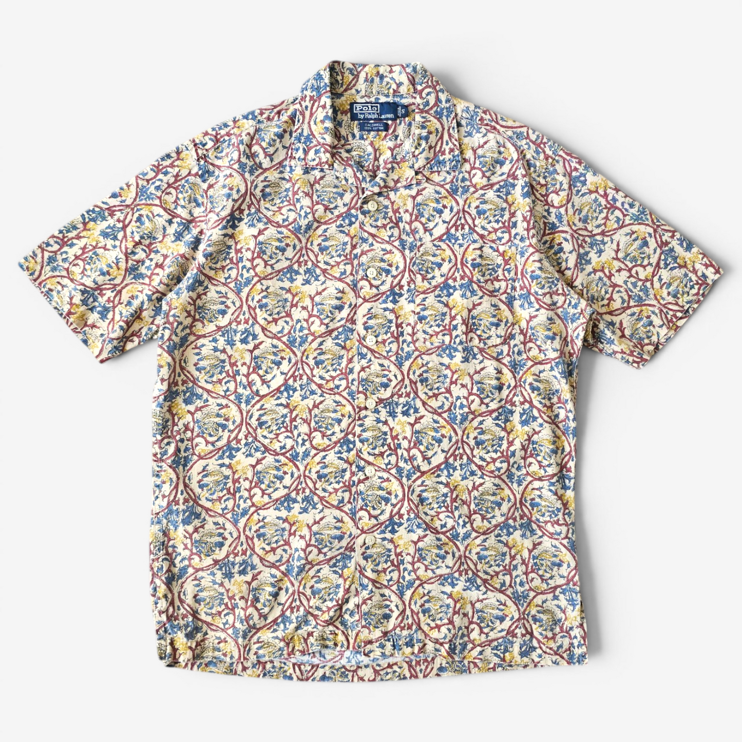 Chemise Polo Ralph Lauren Vintage Caldwell Camp Collar (S)