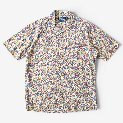 Chemise Polo Ralph Lauren Vintage Caldwell Camp Collar (S)