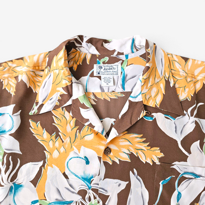 Chemise Hawaïenne Avanti Crepe de Chine Silk (XL)