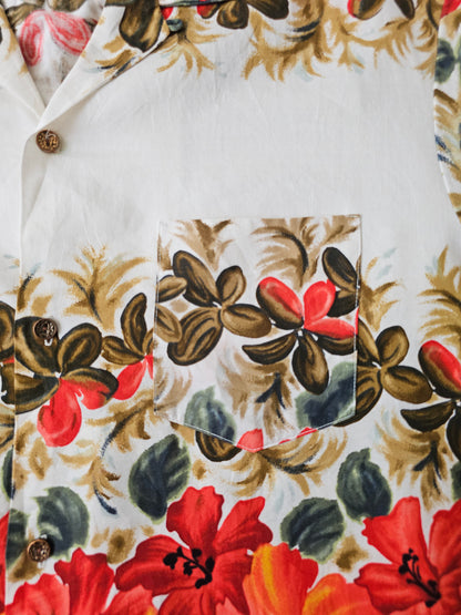 Hawaiian Shirt Vintage 1960's Hawaiian Togs - Made in USA Hawaii (L)