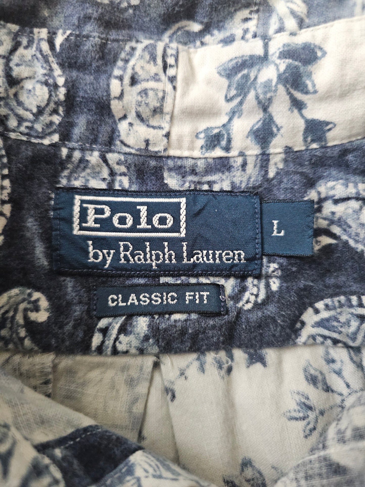 Chemise Polo Ralph Lauren Paisley Patchwork (L)