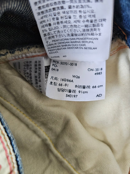 Jean LVC Levi's Vintage Clothing 701 1950s - Big E Selvedge (W26)