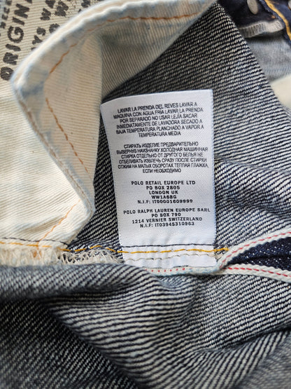 Jean RRL Double RL Ralph Lauren Slim Boot Selvedge - Made in USA (W28L34)