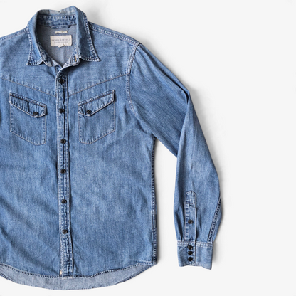 Chemise Polo Ralph Lauren Denim Shirt Western (M)