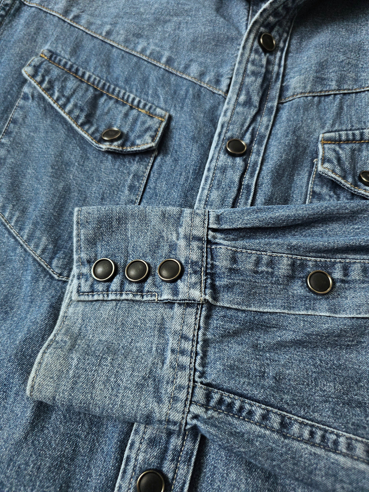 Chemise Polo Ralph Lauren Denim Shirt Western (M)