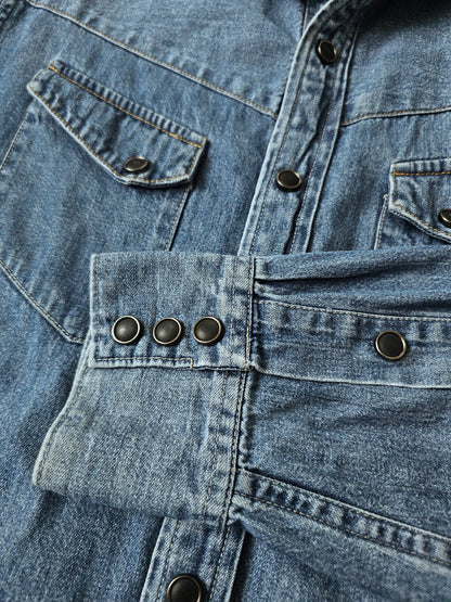 Chemise Polo Ralph Lauren Denim Shirt Western (M)